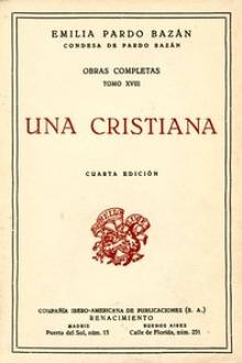 Una Cristiana by condesa de Pardo Bazán Emilia