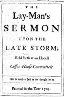The Lay-Man's Sermon upon the Late Storm by Daniel Defoe