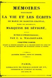 Mémoires touchant la vie et les écrits de Marie de Rabutin-Chantal, by Charles Athanase Walckenaer