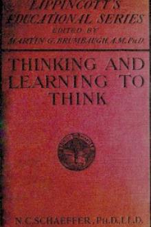 Thinking and learning to think by Nathan C. Schaeffer