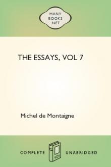 The Essays, vol 7 by Michel de Montaigne